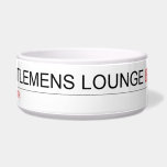 Gentlemens Lounge  Pet Bowls