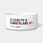 ELIZABETH U. CUMBERLAND  Pet Bowls