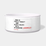   Zingi is truelly madly      and deeply inlove    with  nthabiseng  Pet Bowls
