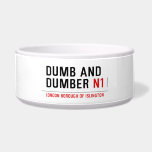 DUMB AND DUMBER  Pet Bowls