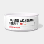 jugend akademie Street  Pet Bowls