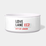 Love lane  Pet Bowls