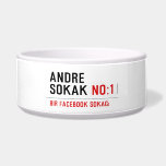 ANDRE SOKAK  Pet Bowls