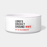 LORD'S CRICKET GROUND  Pet Bowls