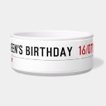 A Queen's birthday   Pet Bowls