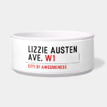 Lizzie Austen Ave.  Pet Bowls