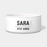 sara  Pet Bowls