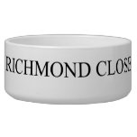 Richmond close  Pet Bowls