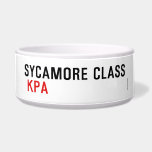 SYCAMORE CLASS   Pet Bowls