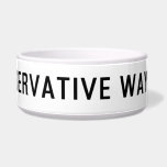 Conservative Way  Pet Bowls