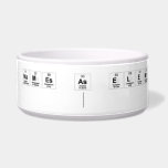 Our Names as Elements
   Pet Bowls