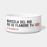 Maricela del Rio Rue de Flandre 94  Pet Bowls