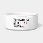Yushantha  Street  Pet Bowls