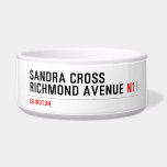 Sandra Cross Richmond Avenue  Pet Bowls