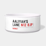 Aaliyah's  Lane  Pet Bowls