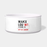WAKX LOU  Pet Bowls