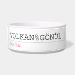 VOLKAN%GÖNÜL  Pet Bowls