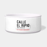 CALLE EL RIPIO  Pet Bowls