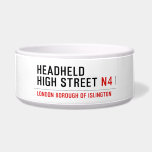 Headheld High Street  Pet Bowls