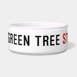 Green Tree  Pet Bowls