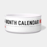 14 month calendar  Pet Bowls