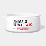 animals in war  Pet Bowls