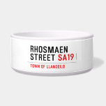 Rhosmaen Street  Pet Bowls