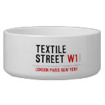 Textile Street  Pet Bowls