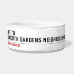 Welcome to  the Falmouth Gardens NEighbourhood  Pet Bowls