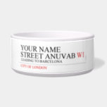 Your Name Street anuvab  Pet Bowls