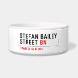 Stefan Bailey Street  Pet Bowls