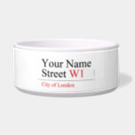 Your Name Street  Pet Bowls