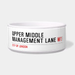 Upper Middle Management Lane  Pet Bowls