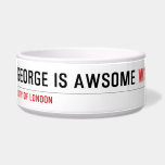 George is awsome  Pet Bowls