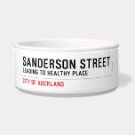 SANDERSON STREET  Pet Bowls
