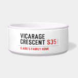 Vicarage Crescent  Pet Bowls