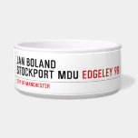 Jan Boland Stockport MDU  Pet Bowls