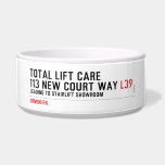 Total Lift Care 113 New Court Way  Pet Bowls