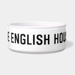 The English HOUSE  Pet Bowls