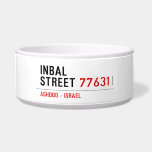 Inbal Street  Pet Bowls