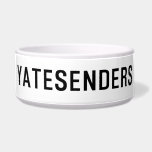 YATESENDERS  Pet Bowls