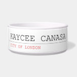 kaycee canasa  Pet Bowls