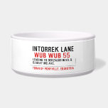 Intorrek Lane   Pet Bowls