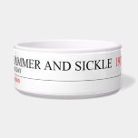 The Hammer And Sickle   Pet Bowls