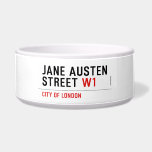 Jane Austen Street  Pet Bowls