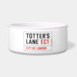 totter's  lane  Pet Bowls