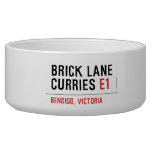 brick lane  curries  Pet Bowls