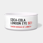 COCA-COLA LONDON EYE  Pet Bowls