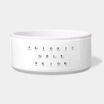 Periodic
 Table
 Writer  Pet Bowls