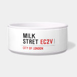 Milk  Stret  Pet Bowls